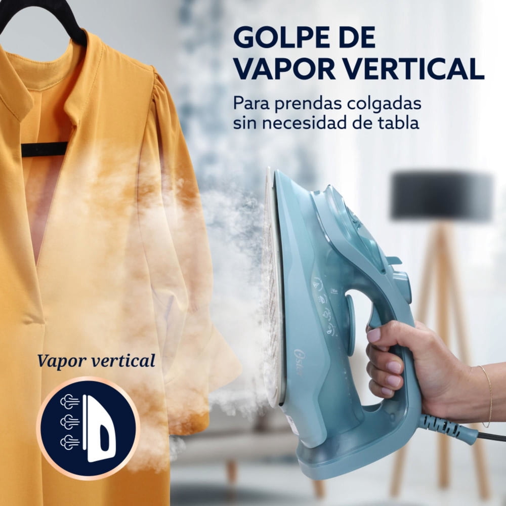 Plancha de vapor Oster AeroGlide S7000 verde claro, foto 6