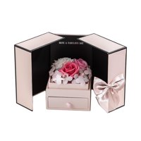 Magideal - Caja De Regalo Para El Día De San Valentín, Caja De Embalaje De Joyería, Flores Decorativas, Regalos De Rosas Románticos Para El Día De San Valentín, , Estilo A