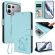 thumbnail image 2 of Infinix Note 60 5G Funda Billetera de Gato, Verde Claro, 2 of 6