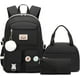 thumbnail image 1 of Mochila Escolar Para Niñas Con Lonchera (negra), 1 of 3