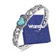 thumbnail image 1 of Pulsera Montana West Wrangler Turquesa con Motivo Floral Tallado, 1 of 8