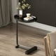 thumbnail image 2 of Mesa Auxiliar Lateral De Pedestal Negro, 2 of 9