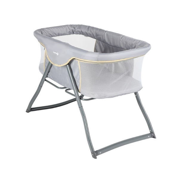 Cuna Moises Esmeralda Gris
