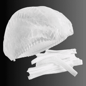 Genérica - Cofias Desechables Pack 100 Unid Standard Redecillas Blancas