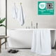 thumbnail image 4 of Juego de toallas de baño POLYTE de microfibra de secado rápido de gran tamaño, 6 unidades, color blanco, 4 of 5