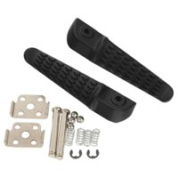 Ioensy - 2 Uds Clavijas De Pie De Motocicleta De Metal Para Zzr1200 2000-2003 Z1000Sx 2011-2013 Negro Esmerilado