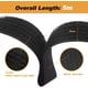 thumbnail image 3 of Bridas ajustables de 5 m con 25 presillas, color negro, reutilizables, con cierre de velcro para la gestión de cables (5 m x 2 cm, color negro) longziming, 3 of 5