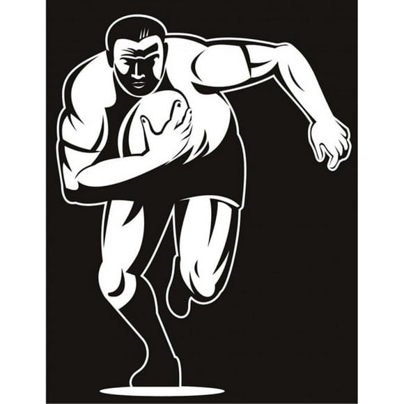 Decomural Rugby Player Sports WS-18763