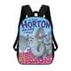 thumbnail image 1 of Horton Escucha a Quién-theme Backpack, Campus style schoolbag Bookbag with Adjustable Shoulder Straps And Large Zip Compartment, Unisex Travel Bags., 1 of 6