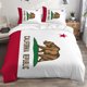 thumbnail image 1 of California Bear Flag Themed Bedding Set Duvet Cover and Pillowcase Set, 1 of 5