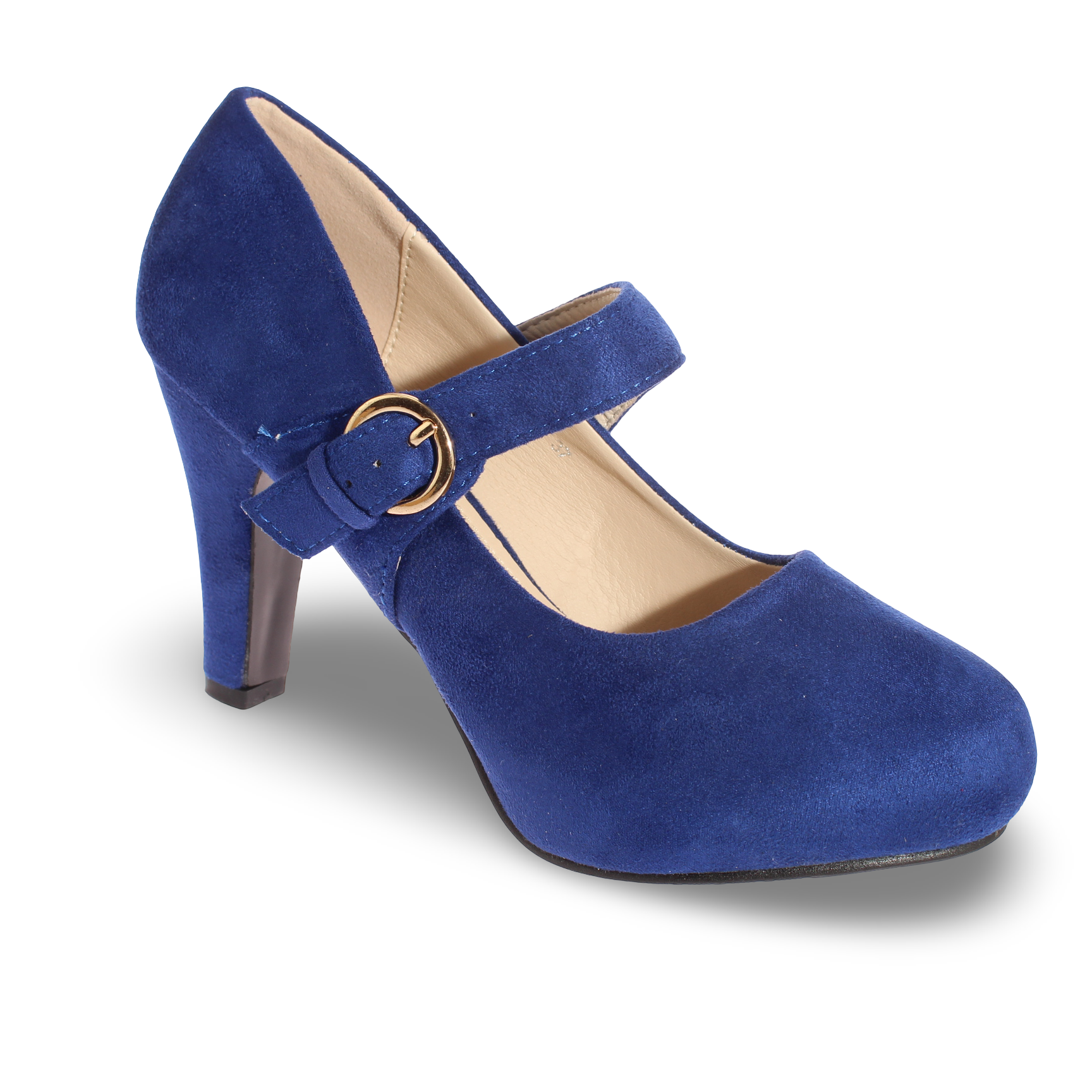 Zapato Taco Azul Vía Franca