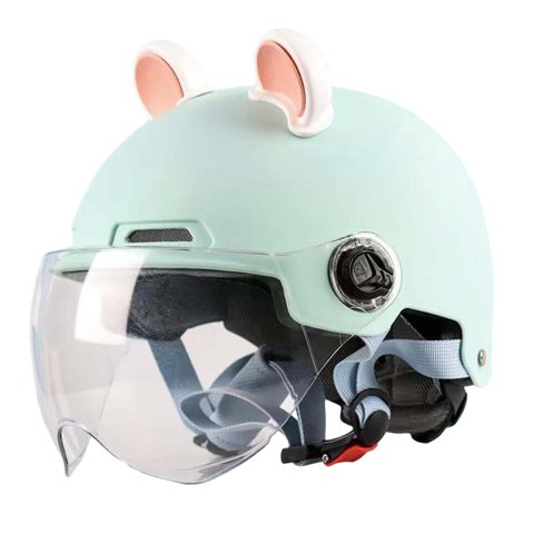 Ioensy - Accesorio Para Casco De Ciclomotor Jet Para Motocicletas Eléctricas Chopper Moped Verde