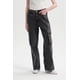 thumbnail image 1 of Jeans Mujer Cargo Calce Recto Negro - ll, 1 of 4
