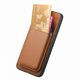 thumbnail image 5 of Funda de Cuero Magnética con Tarjetero para Xiaomi 14 Cubierta Delgada Marrón, 5 of 5