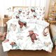 thumbnail image 1 of Kerosene Lamp Bear Duvet Quilt Covers Pillow Case Bedding Sets3-Piece Bedding Set (1 Duvet Cover + 2 Pillow Shams), 1 of 3