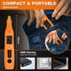 thumbnail image 3 of Kit de herramientas giratorias GOXAWEE Mini inalámbrico de 105 piezas con USB de 5 velocidades, 3 of 7