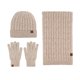 thumbnail image 1 of suxuMhao Juego de Gorro Bufanda Guantes - 1 Juego, Talla Única, Caqui, Bufandas de Invierno, Gorro de Invierno, Gorro Tejido, Guantes Cálidos/guantes de Invierno/guantes de Punto, Material Acrílico, 1 of 2