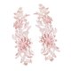 thumbnail image 4 of 2 Apliques De Encaje Con Bordado De Flores Para Boda, Vestido De Fiesta, Ropa Rosa, 4 of 5