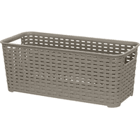 Genérico - Canastilla Organizadora Rattan 5.5L
