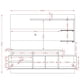 thumbnail image 4 of Estante Home Vicente Titanio Carvalho, 4 of 4