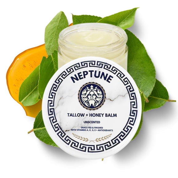 Balm Neptune Health, sebo de res y miel, 60 ml, sin perfume