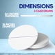thumbnail image 2 of Pack De 3 Bases Para Tortas De 16 Pulgadas Con Bordes Lisos Y Resistentes, 2 of 7