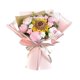 thumbnail image 2 of Ramo De Flores De Ganchillo, Aniversario De Primavera, Girasol Artificial Hecho A Mano En Casa, Color Rosa, 2 of 5