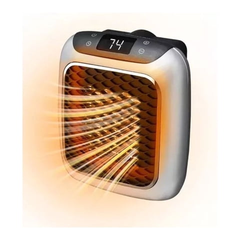 Click Ventas - Pack 2 Mini Calefactor Portátil Eléctrico Pared 800W Control Remoto