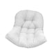 thumbnail image 4 of Suministros de muebles de silla de huevo colgante silla almohadilla de jardín silla de jardín 120x80 cm , blanco, 4 of 5