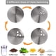 thumbnail image 3 of 4 tarros de especias y tarros transparentes con tapa - 100 ml herméticos para té, cereales, frutos secos, comida para mascotas, vidrio, acero inoxidable y plástico., 3 of 7