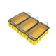 thumbnail image 1 of Caja Compacta Para 3 Aparejos De Pesca, Para Ninfas Y Streamers, Color Amarillo, 1 of 4
