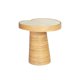 thumbnail image 1 of Mesa lateral TOV Furniture Felicia Short Lilypad con vidrio templado, 1 of 7