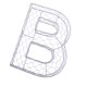 thumbnail image 3 of Marco De Corona De Alambre De Hierro Con Alfabeto, Maceta Suculenta, Macetero De Metal, Soporte Para Plantas B, 3 of 5