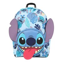 Mochila Bioworld Disney Stitch Personaje 3D Azul 43 Cm