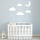 thumbnail image 2 of Decomural Stars Moon Cloud Nursery WS-44156, 2 of 2