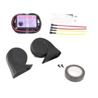 Magideal - Juego De Controlador De Bocina De Aire Para Coche, Piezas De Reparación De Bocina De Aire Eléctrica, Accesorios Para Automóviles, Caja De Control Para 12 Tonos