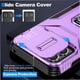 thumbnail image 3 of Funda Armada para Motorola Moto G Stylus 5G 2023 con Tapa Deslizante y Soporte Magnético Giratorio Morado, 3 of 5