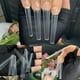 thumbnail image 5 of Puntas de uñas postizas largas tipo ataúd, 3XL, curva sin C, 420 unidades, acrílico transparente, aplanadas, para salón y hogar, 12 tamaños, 5 of 6