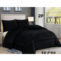 Mundo Shopping - Cobertor De Invierno Plush Liso 2 Plazas