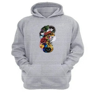 Genérico - Polerón Canguro Alicia Cuentos Infantiles Gris Claro Talla Xs Unisex