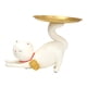 thumbnail image 3 of Divertida Estatua De Gato Chino Con Bandeja, Regalo Navideño Para Sala De Estar, Estante Y Oficina, 3 of 5