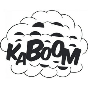 Rienda Libre Graphics - Decomural Kaboom Cloud Comic Book Ws-35651