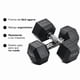 thumbnail image 2 of Par de Mancuerna Profesional Hexagonal 7.5 Kg  Uso Fitness, 2 of 6