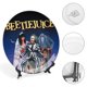 thumbnail image 4 of Beetlejuice Plato decorativo de porcelana fina (bone china), plato decorativo de cerámica para hogar, oficina, soporte de pared, platos decorativos para dormitorio - 6 pulgadas (15 cm), 4 of 6