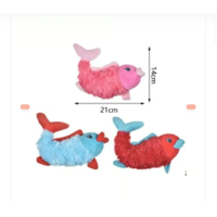 Genérico - Peluche Para Perros Juguete Forma Pez Rosa
