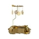 thumbnail image 1 of Candelabro Giratorio Con Bandeja De Almacenamiento Retro Para Mesa, Hogar, Día De San Valentín, Rosa Dorada, 1 of 3