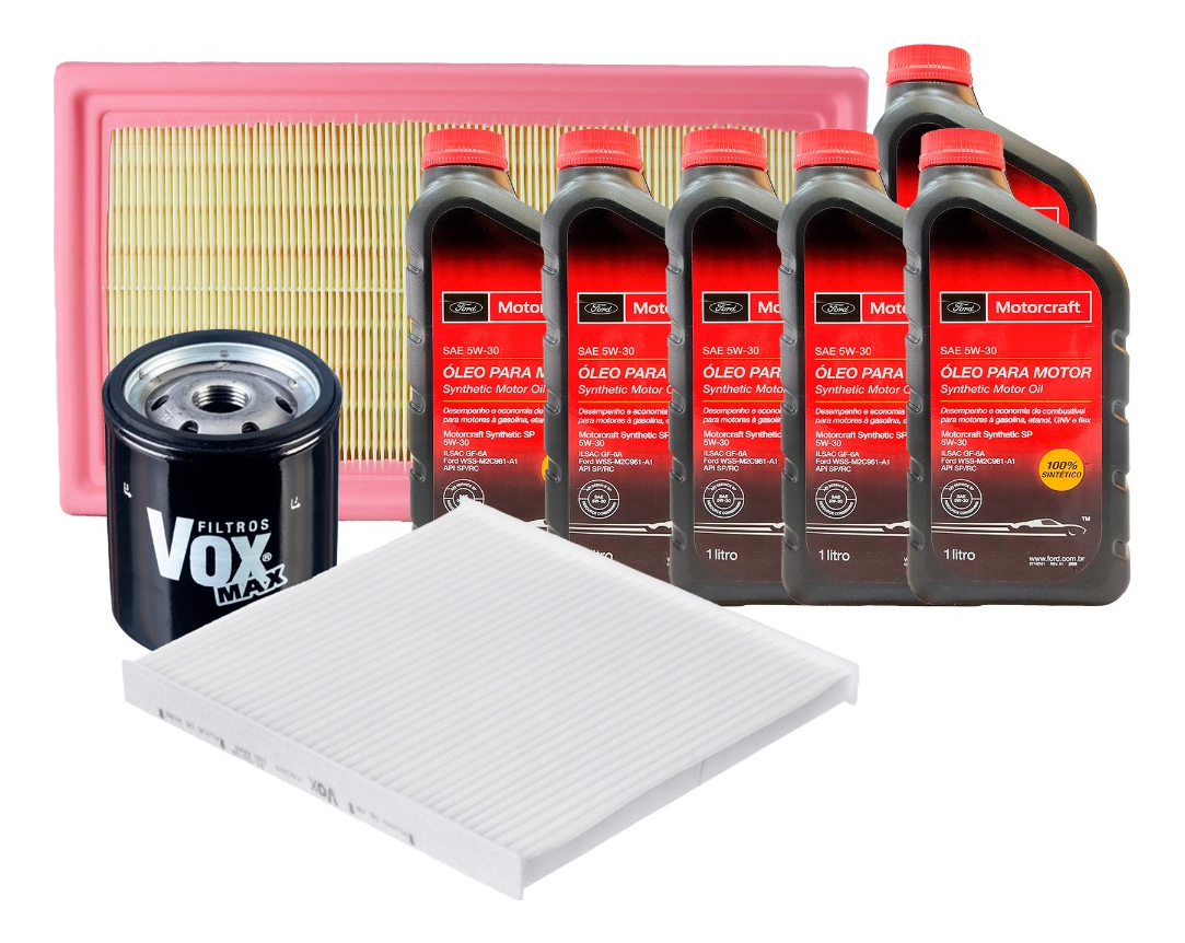 Genérica - Kit Mantención Ford Edge 2.0 Ecoboost Aceite + Filtros