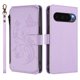 thumbnail image 2 of Funda Cartera Mariposa para [Google Pixel 9 5G] con Soporte y Cremallera Morado claro, 2 of 6