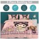 thumbnail image 5 of Kuromi Print Bedding Set Pattern Duvet Cove Set 3 Pieces 1 Quilt Cover And 2 Pillowcases for Women Men Teens, 5 of 5