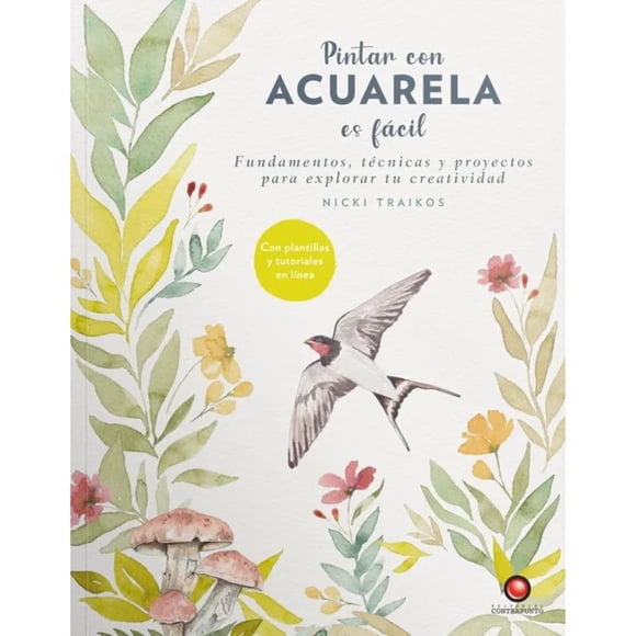 Libro Pintar con Acuarela es Fácil Nicki Traikos